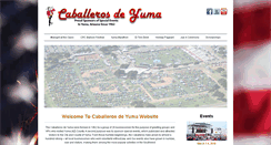 Desktop Screenshot of caballeros.org