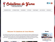 Tablet Screenshot of caballeros.org