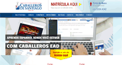 Desktop Screenshot of caballeros.com.br