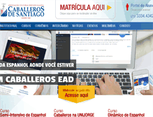 Tablet Screenshot of caballeros.com.br